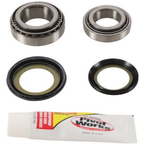 Kawasaki KLX110 Steering Stem Bearing Kit - Pivot Works - Exact OEM replacement - `10-`22 Kawasaki KLX110 Steering Stem Bearing Kit - Pivot Works - Exact OEM replacement - `10-`22